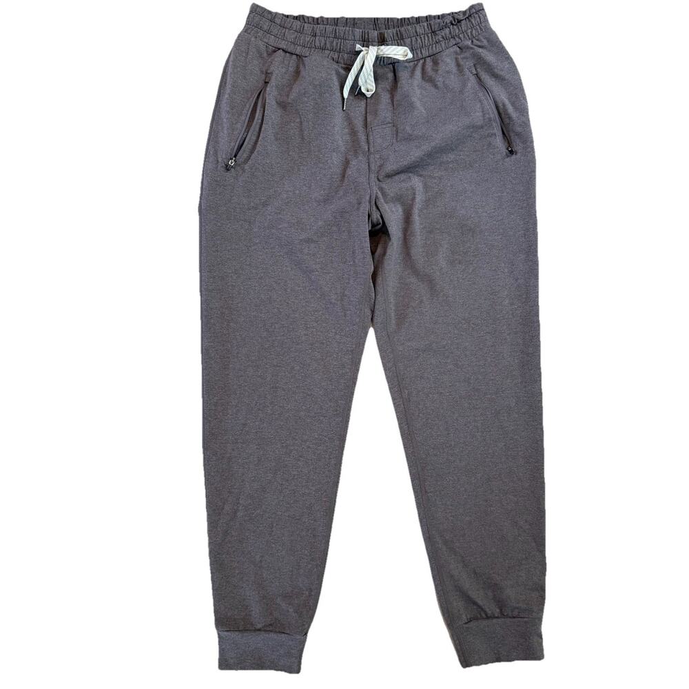 Vuori Pronto Performance Jogger Heather Taupe Mens Large Dreamknit Lounge Pant